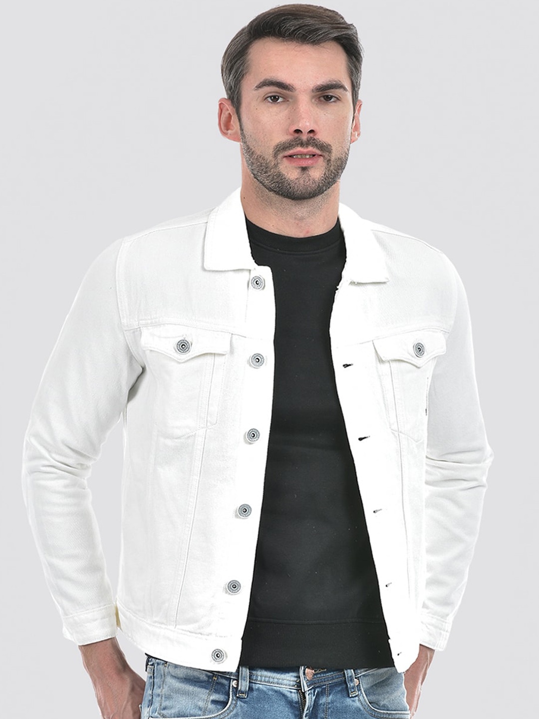

Lawman pg3 Crop Denim Jacket, White