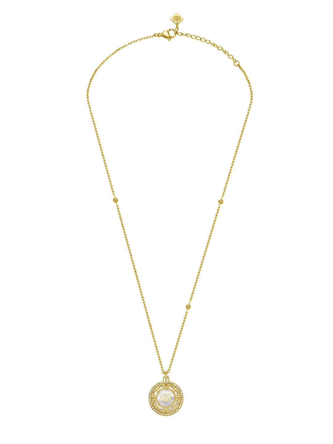 

Cerruti 1881 Stone-Studded Stainless Steel Necklace, Gold