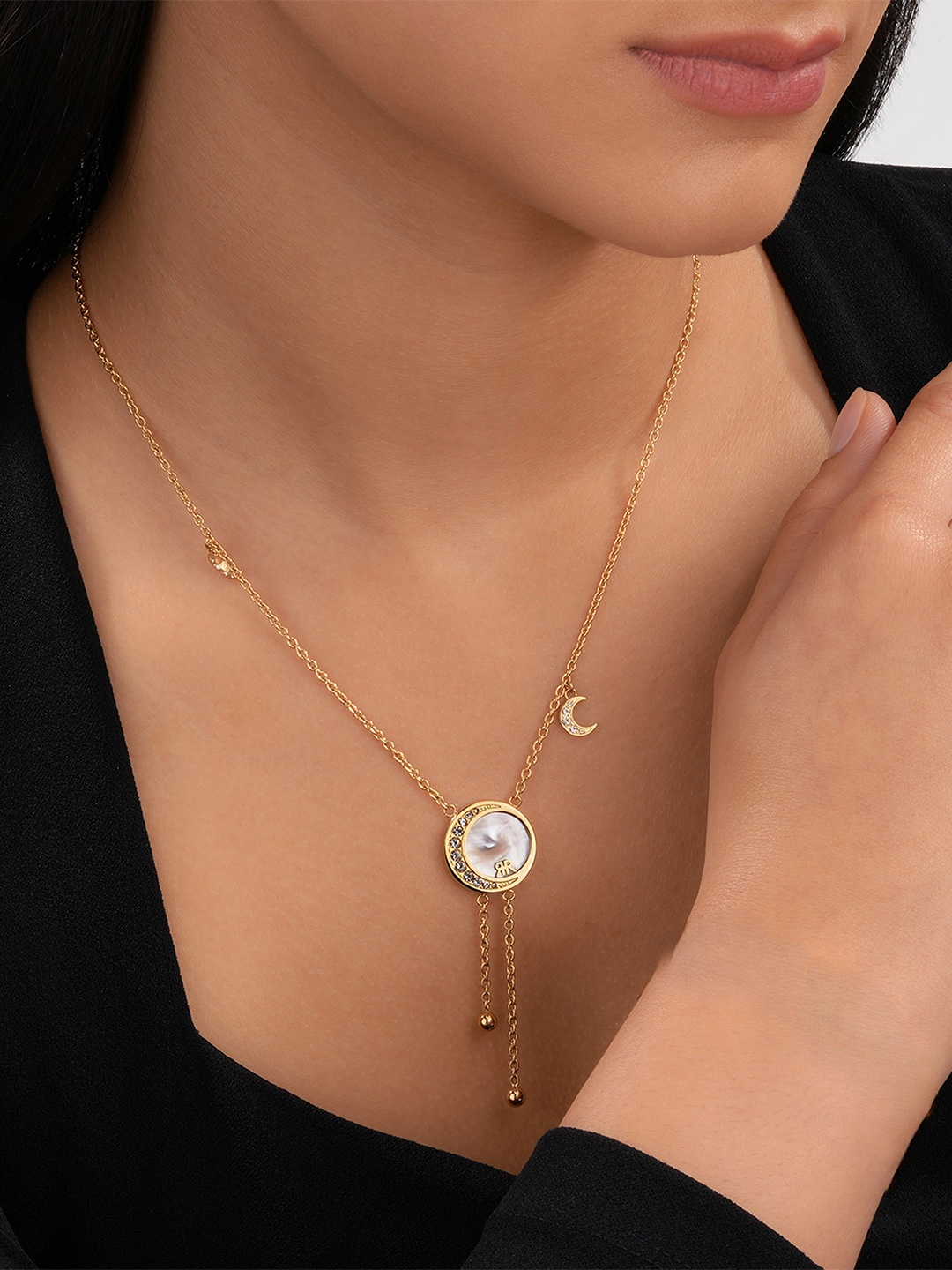 

Cerruti 1881 Stainless Steel Necklace, Gold