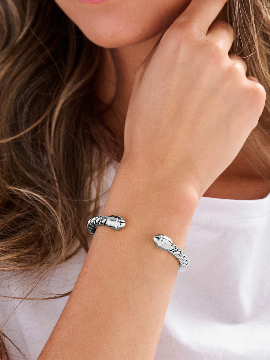 

Cerruti 1881 Stainless Steel Cuff Bracelet, Silver