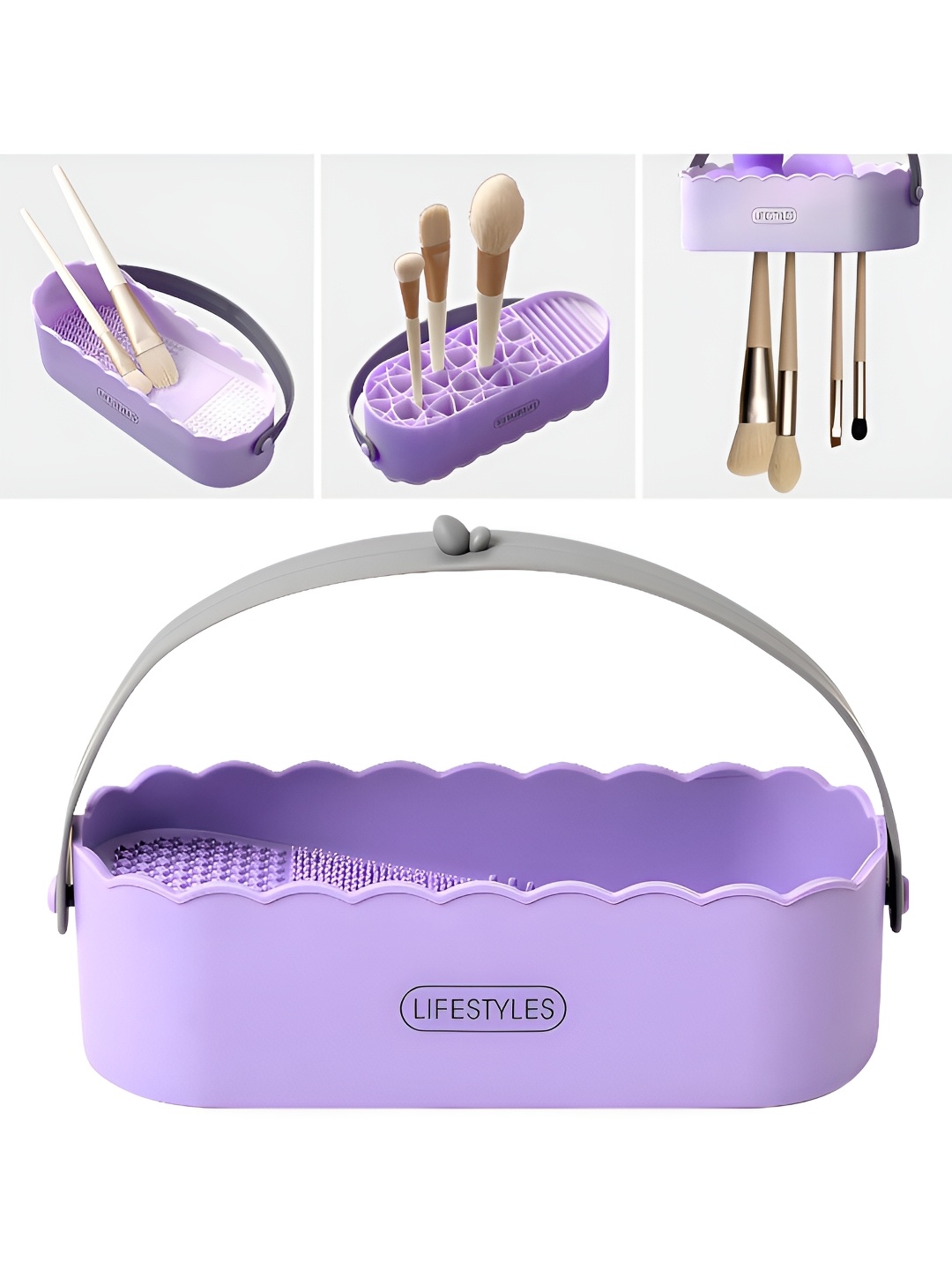 

HOUSE OF QUIRK Purple Regular Makeup Organisers