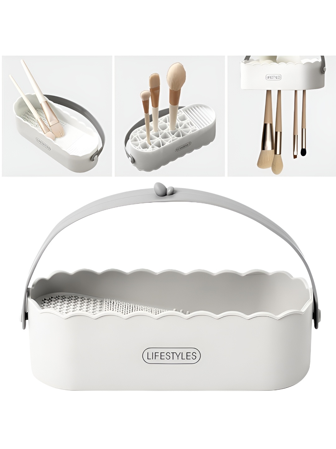 

HOUSE OF QUIRK White Regular Makeup Organisers