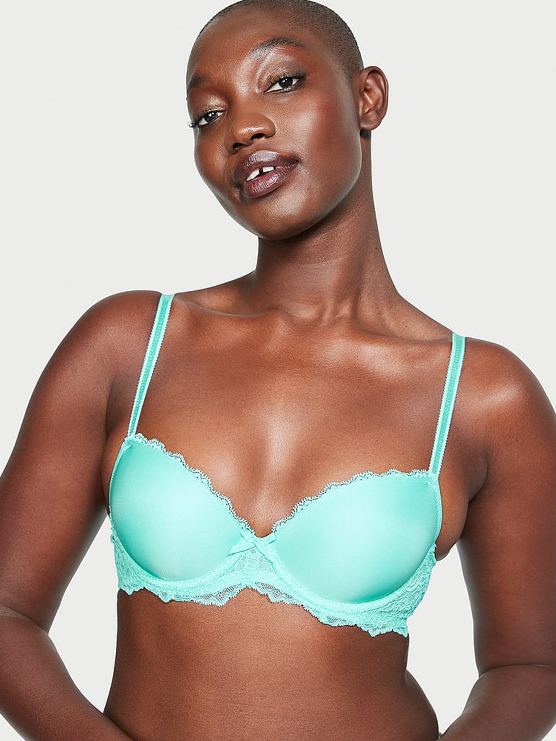 

Victoria's Secret Dream Angels Lace Detail All Day Comfort Everyday Bra, Blue