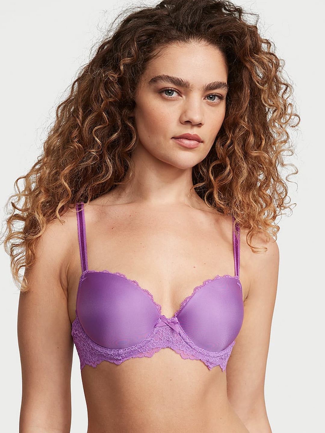 

Victoria's Secret Dream Angels Lightly Padded Everyday Bra With All Day Comfort, Purple