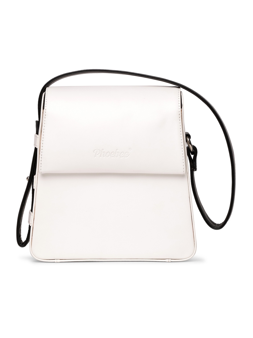 

PHOEBEE PU Structured Handheld Bag, White