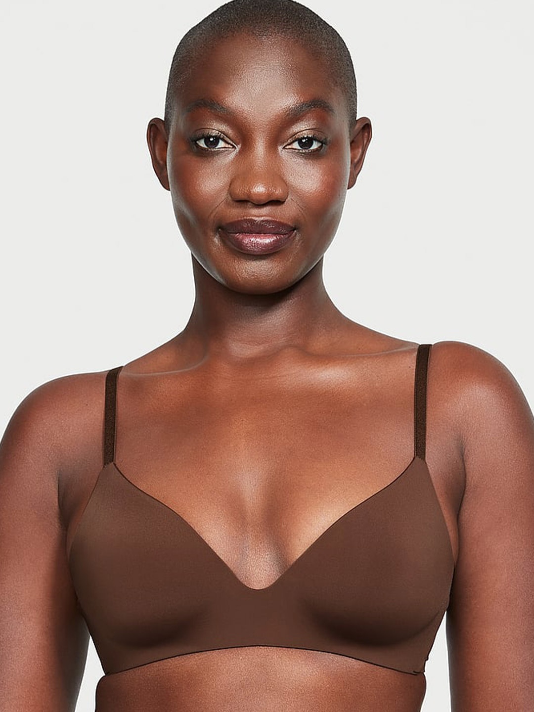 

Victoria's Secret The T-shirt Lightly-Lined Wireless Bra With All Day Comfort, Brown