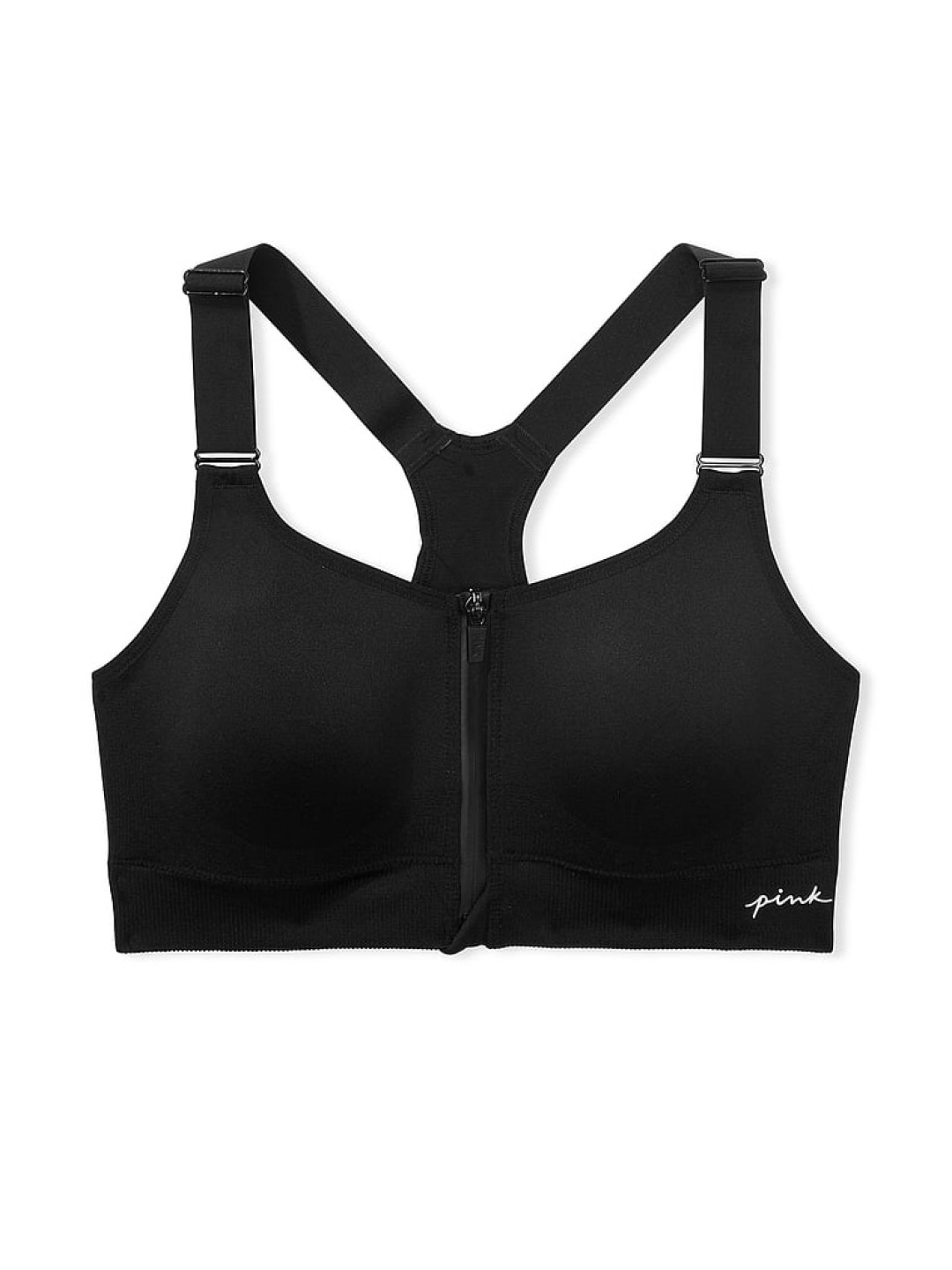 

Victoria's Secret PINK Seamless Air High-Impact Workout Sports Bra With All Day Comfort, Black