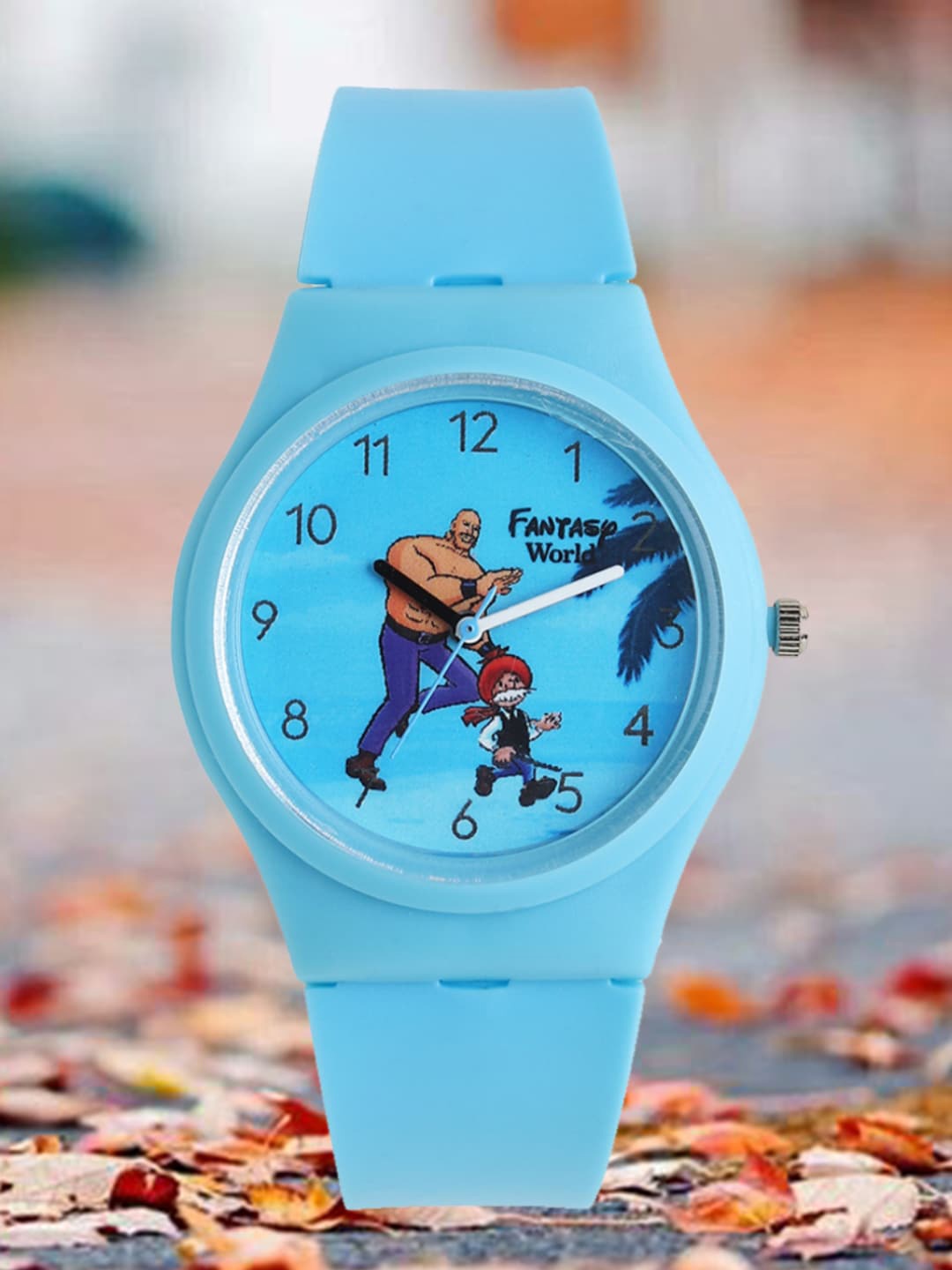 

Fantasy World Kids Printed Dial & Straps Analogue Watch FW24-011-S.BL-S.BL01, Blue