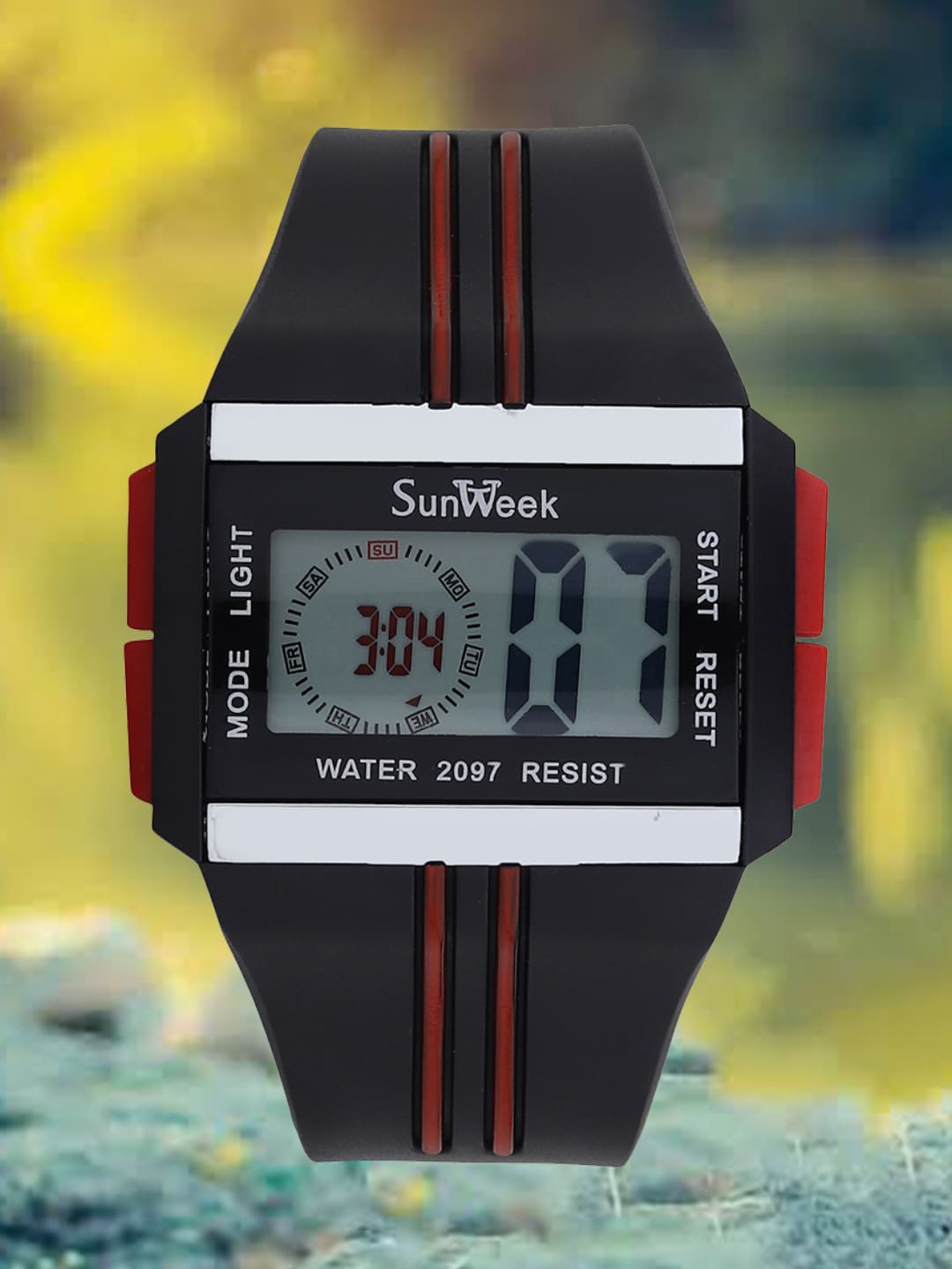 

Fantasy World Kids Bracelet Style Straps Digital Multi Function Watch FW24-Sport-003-RD, Red