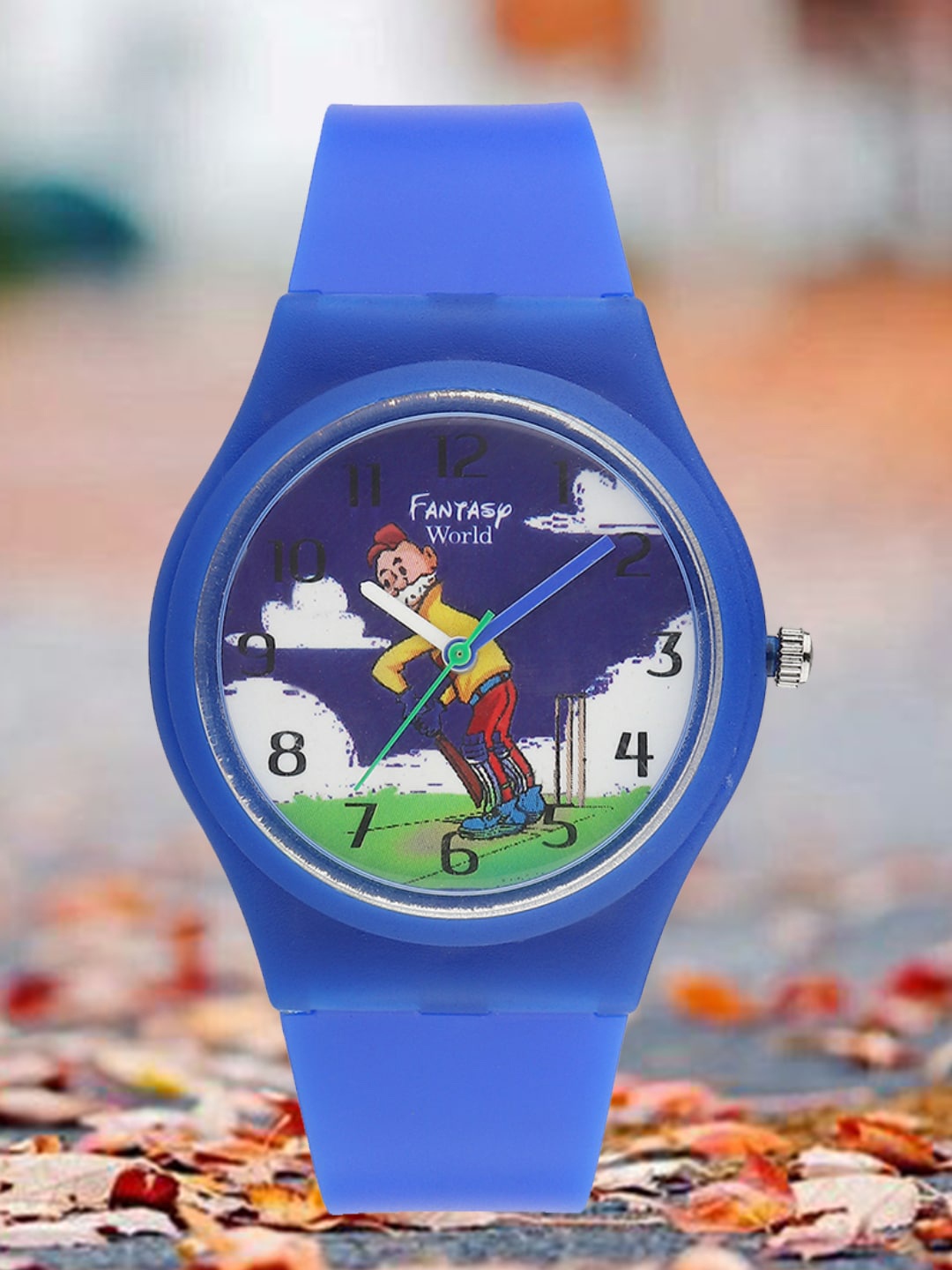 

Fantasy World Kids Printed Dial & Straps Analogue Watch FW24-011-D.BL-D.BL03, Blue