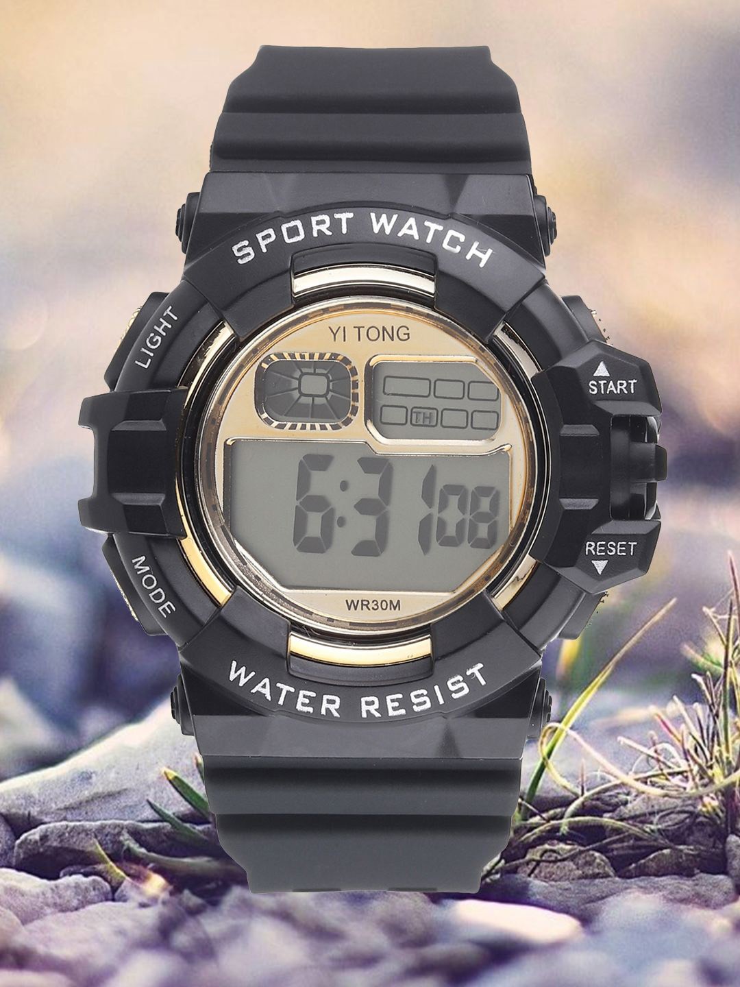 

Fantasy World Kids Straps Digital Multi Function Watch FW24-Sport Digital-H-GD, Gold