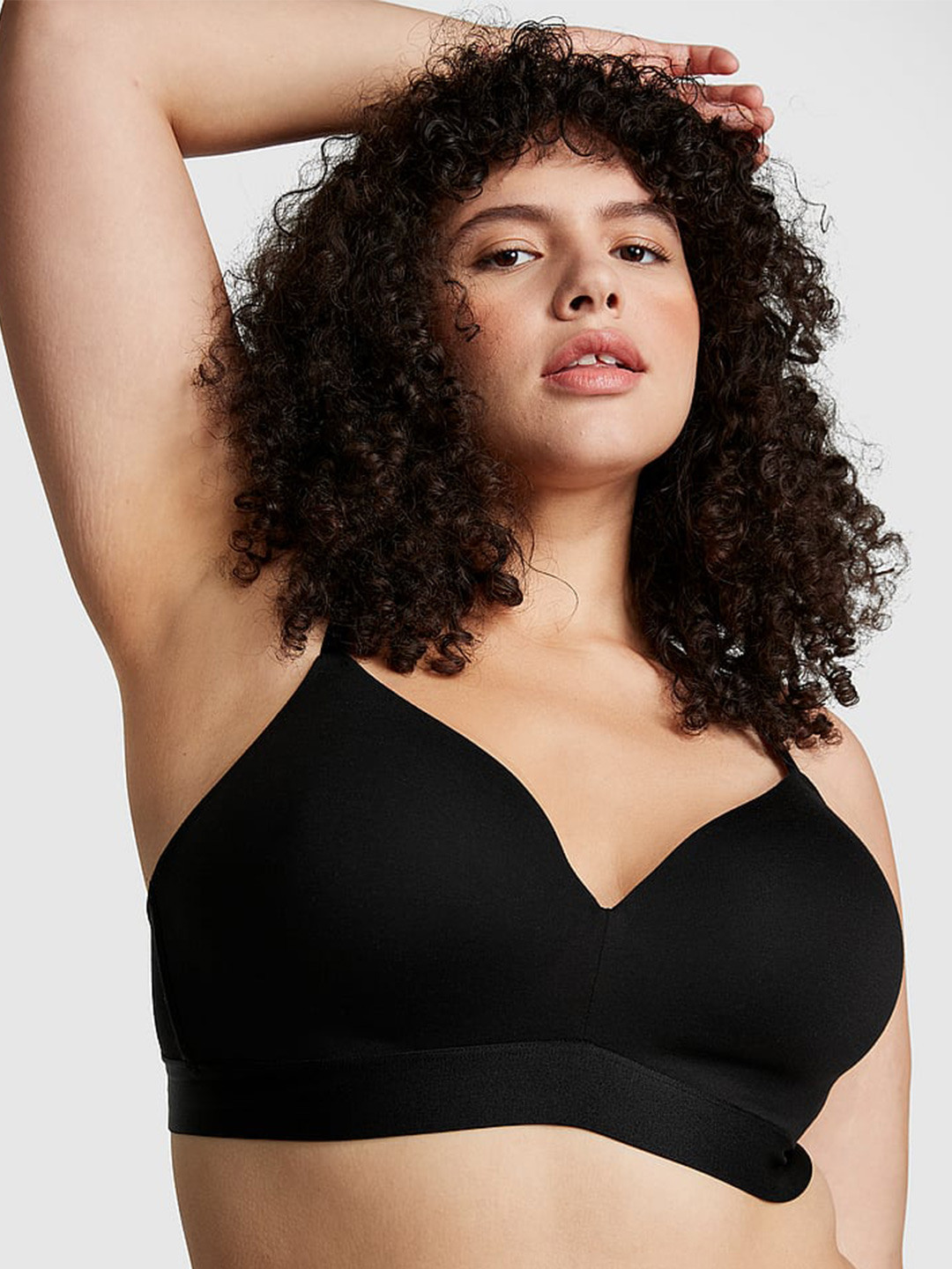 

Victoria's Secret PINK Wear Everywhere Wireless Lightly Lined Everyday Bra, Black