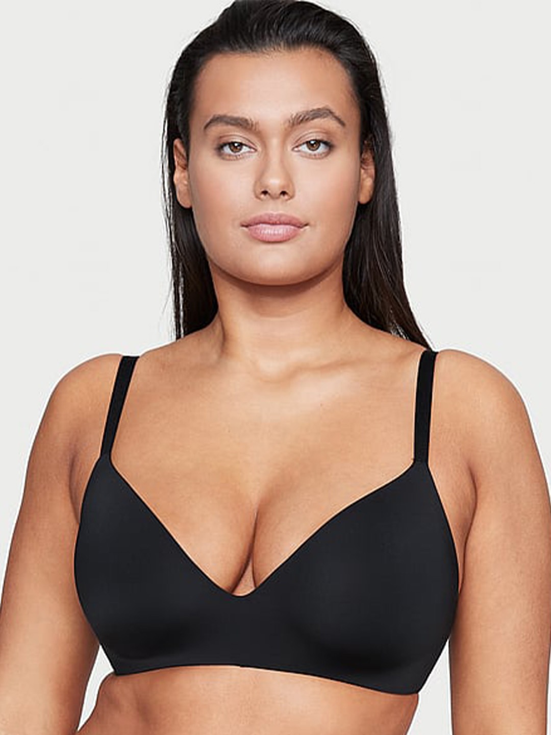 

Victoria's Secret The T-shirt Lightly-Lined Wireless T-shirt Bra- All Day Comfort, Black