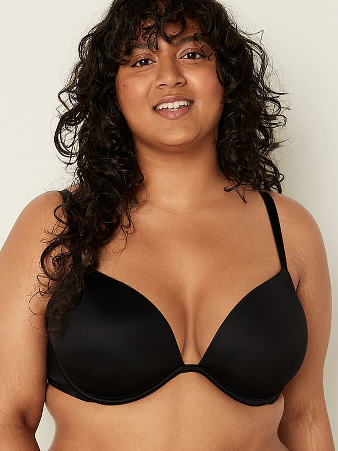 

Victoria's Secret PINK Wear Everywhere Lightly Padded Push-Up Bra With All Day Comfort, Black