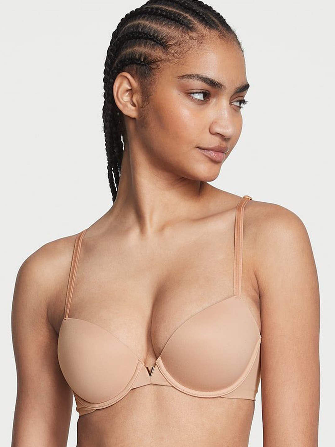 

Victoria's Secret Love Cloud Smooth All Day Comfort Lightly Lined Demi Everyday Bra, Beige