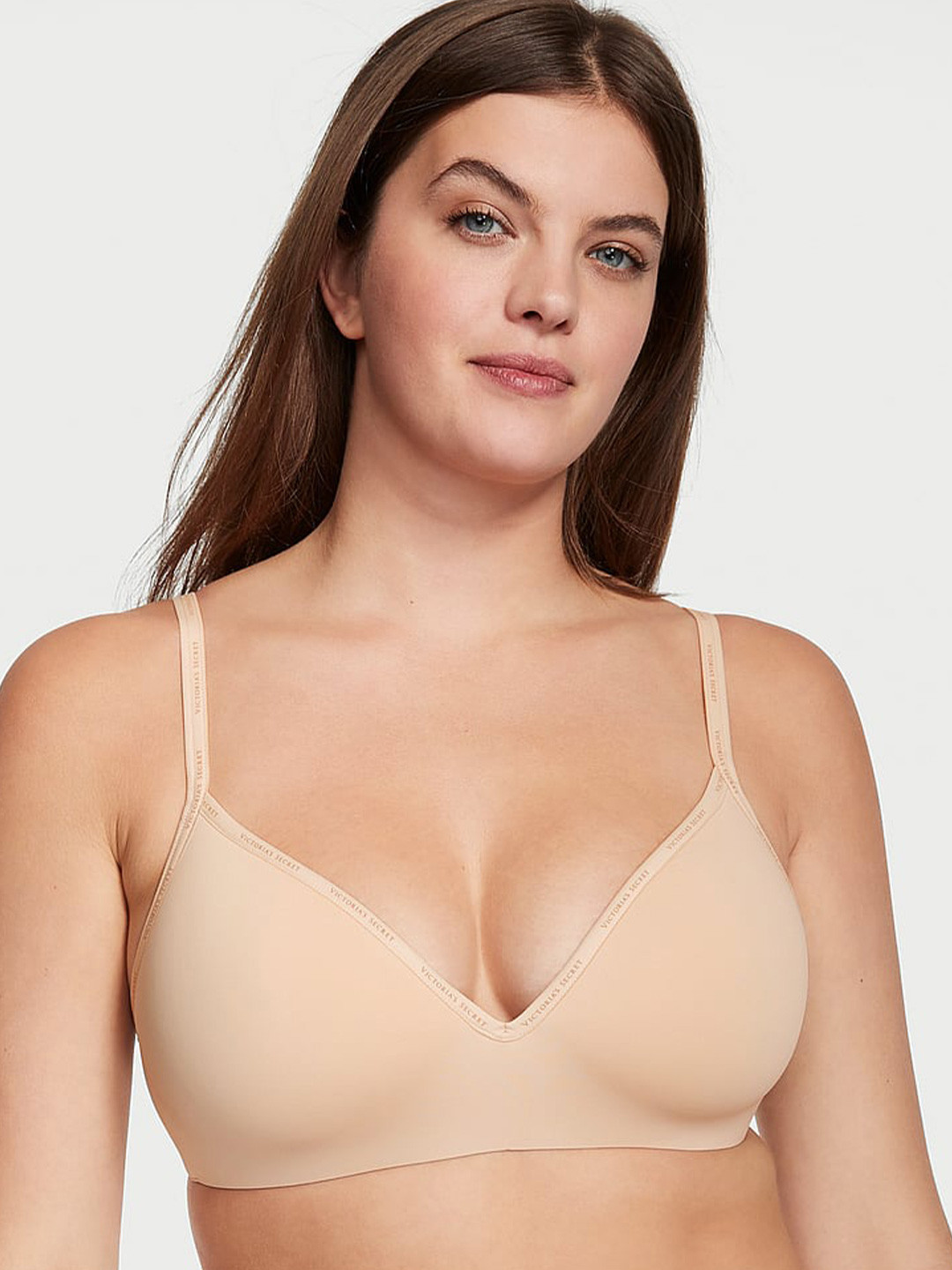 

Victoria's Secret The T-shirt Lightly Lined Wireless T-shirt Bra With All Day Comfort, Beige