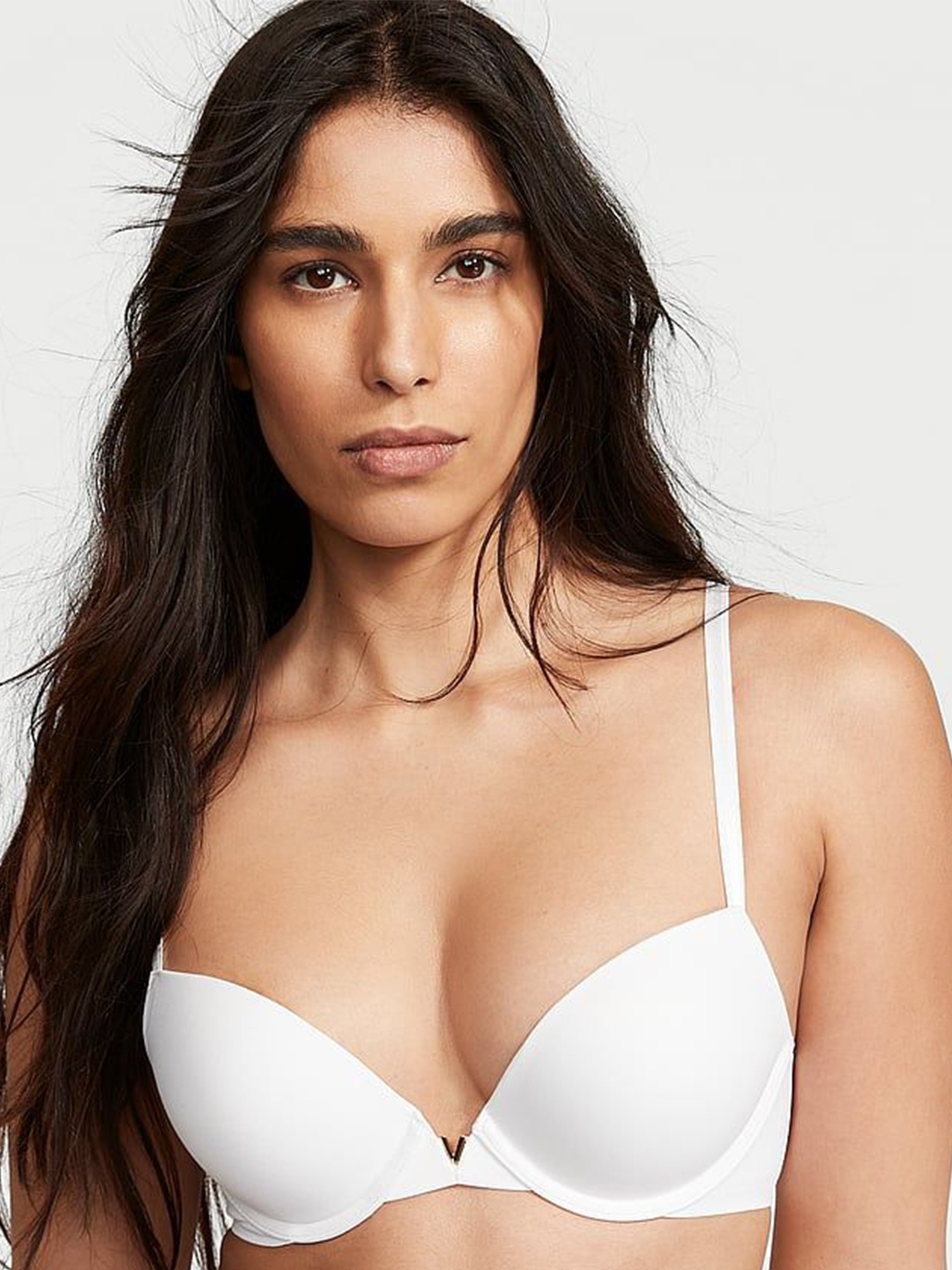 

Victoria's Secret Love Cloud Lightly Push-Up Plunge Bra With All Day Comfort, White