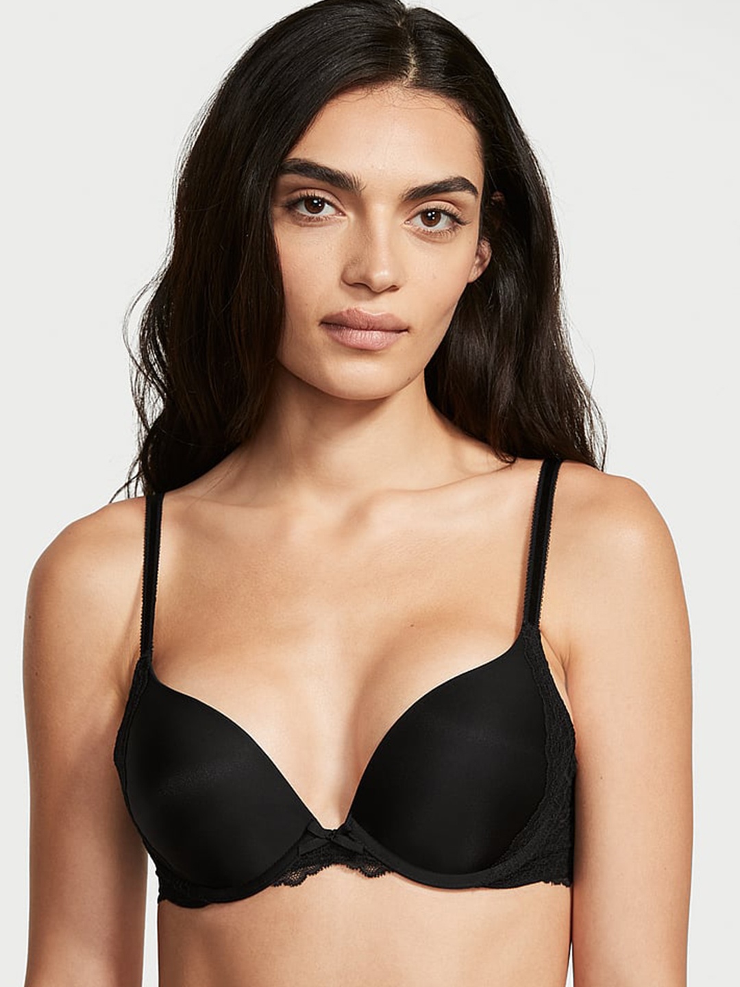 

Victoria's Secret Dream Angels Heavily Padded Push-Up Bra- All Day Comfort, Black