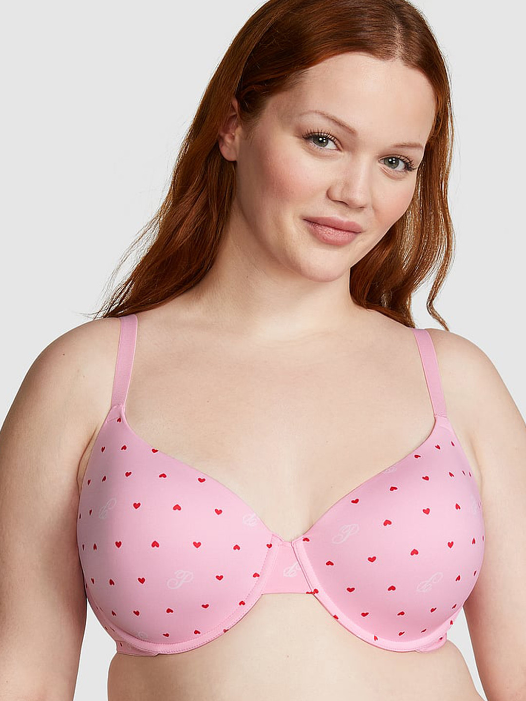 

Victoria's Secret PINK Wear Everywhere Printed Lightly Padded T-Shirt Bra-All Day Comfort