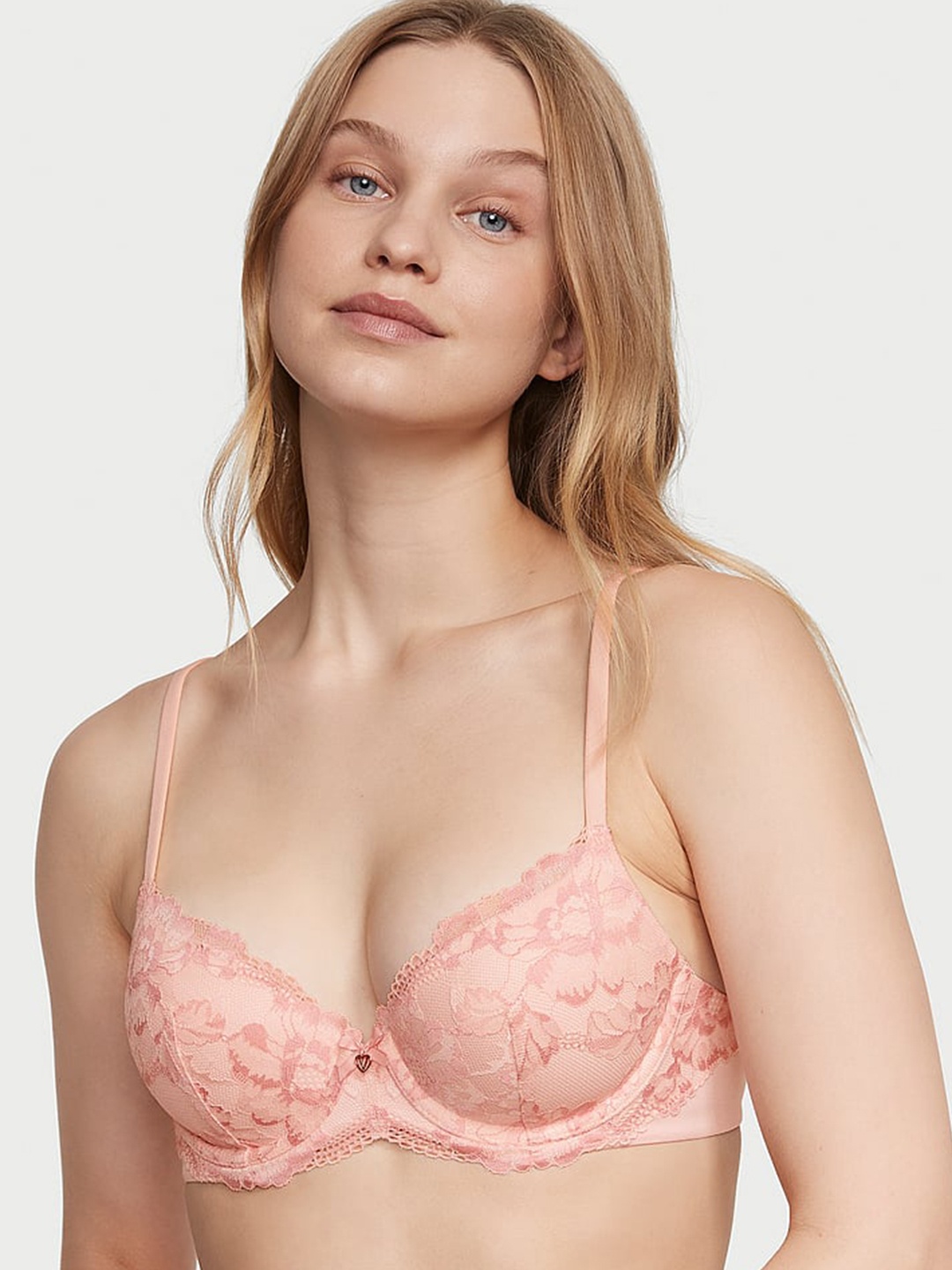 

Victoria's Secret Body by Victoria Lightly Padded Push-Up Bra - All Day Comfort, Pink