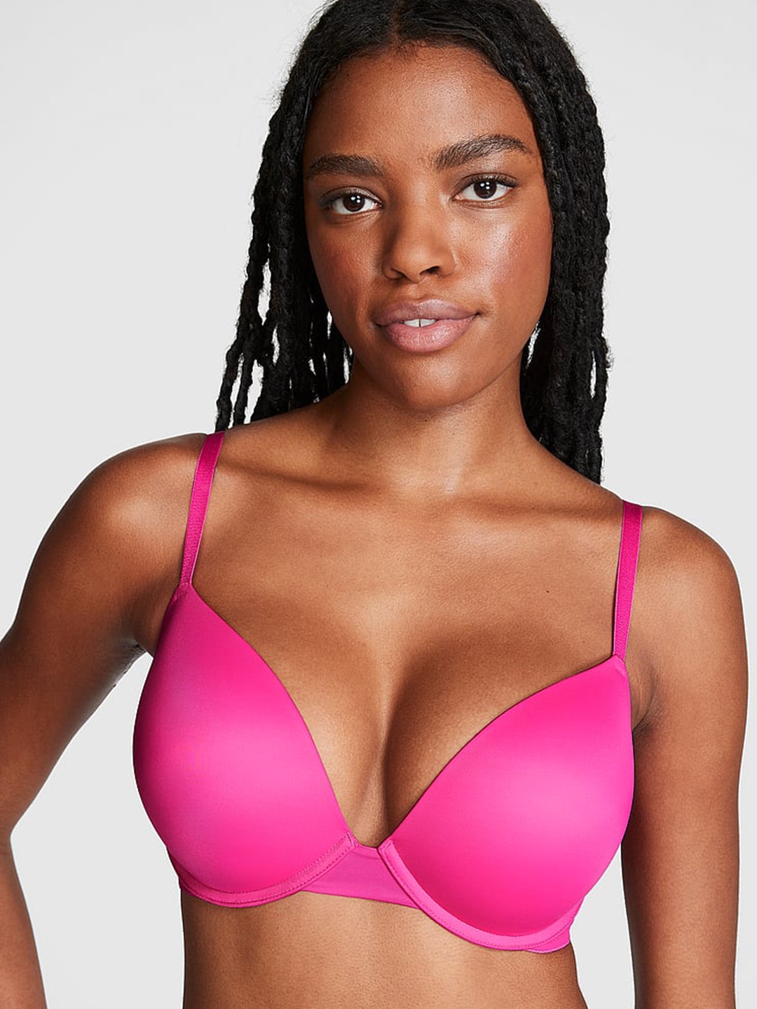 

Victoria's Secret PINK Wear Everywhere Half Coverage Heavily Padded Push-Up Bra