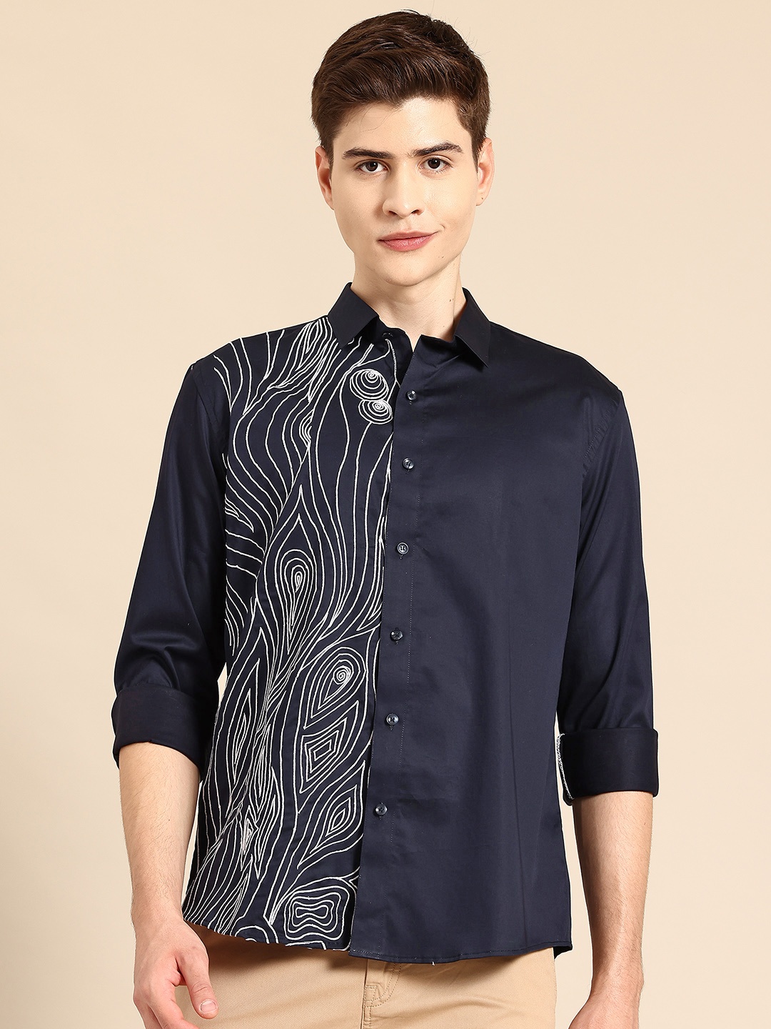 

Sayisha Semi Opaque Casual Shirt, Blue