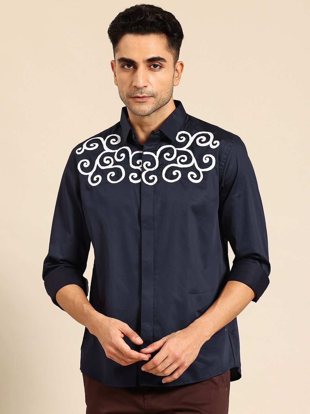 

Sayisha Semi Opaque Casual Shirt, Blue