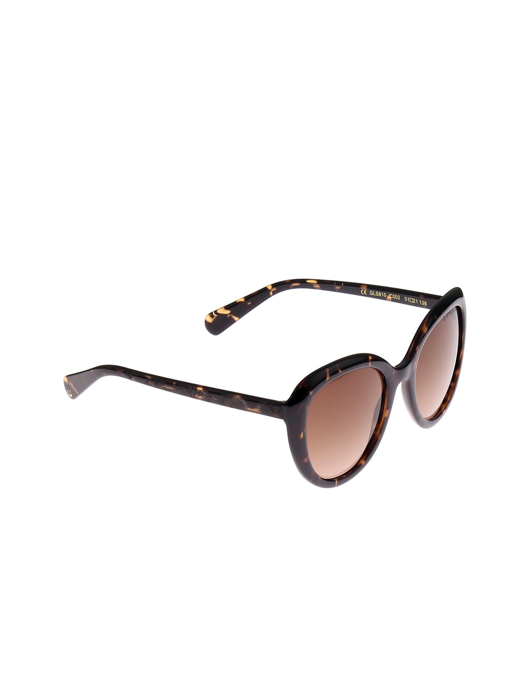 

GIORDANO Women Cateye Sunglasses with UV Protected Lens GLS810C002, Brown