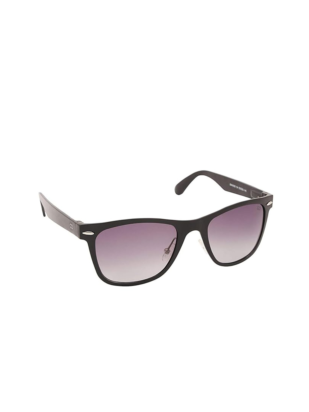

GIO COLLECTION Unisex Wayfarer Sunglasses with UV Protected Lens GM6025C.4BK, Grey