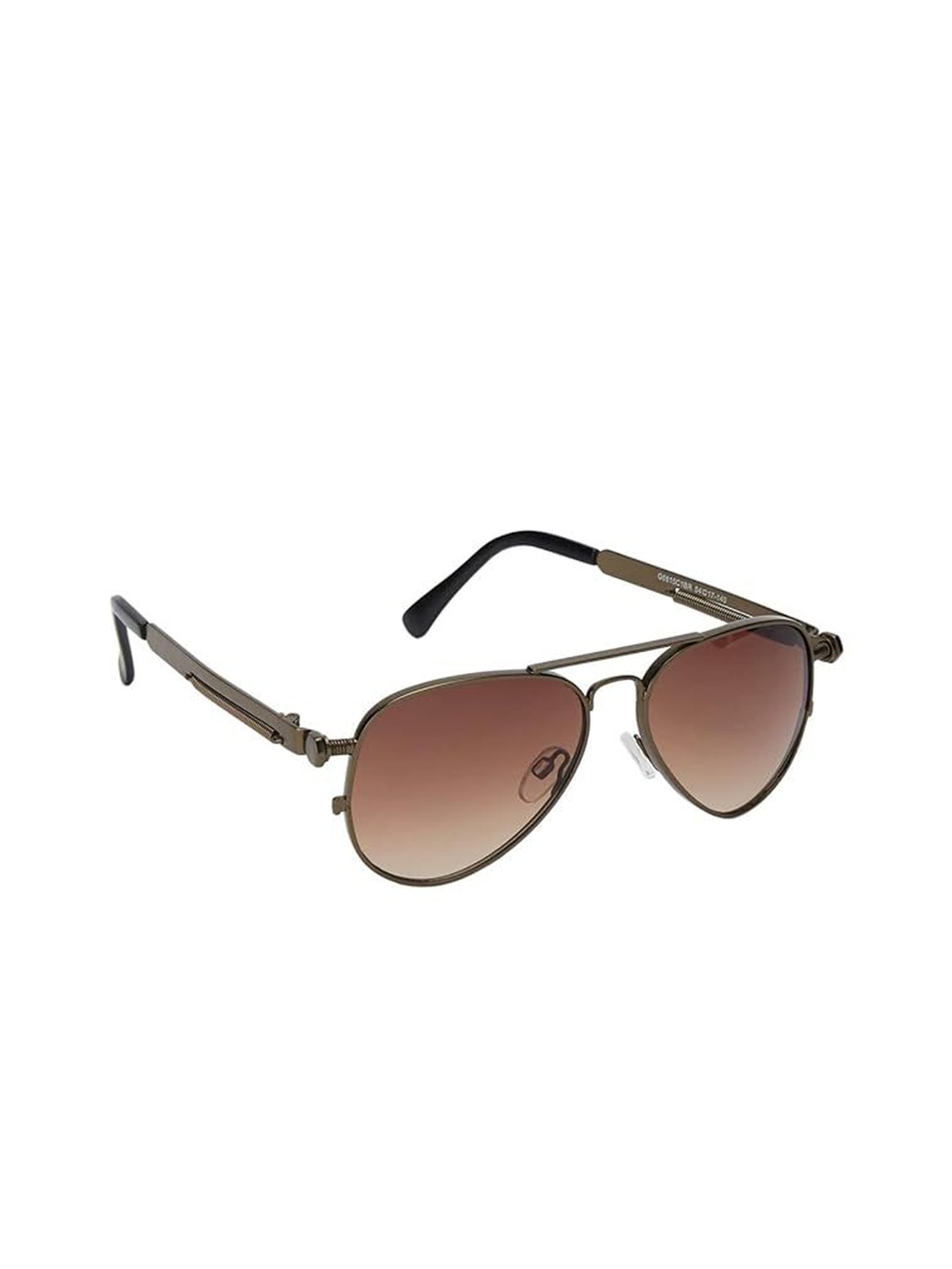 

GIO COLLECTION Men Aviator Sunglasses with UV Protected Lens G6815C1BR, Brown
