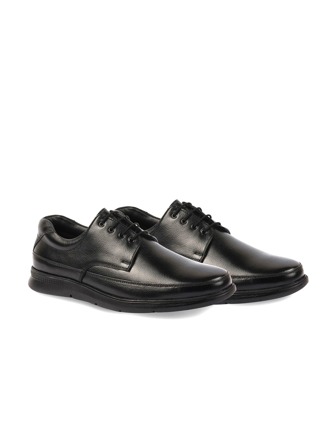 

FAUSTO Men Genuine Leather Formal Dress Lace Up Derbys, Black