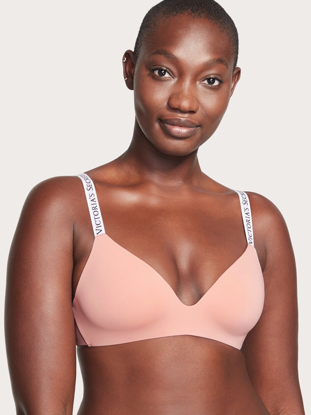 

Victoria's Secret The T-shirt Lightly-Lined Wireless Bra With All Day Comfort, Pink