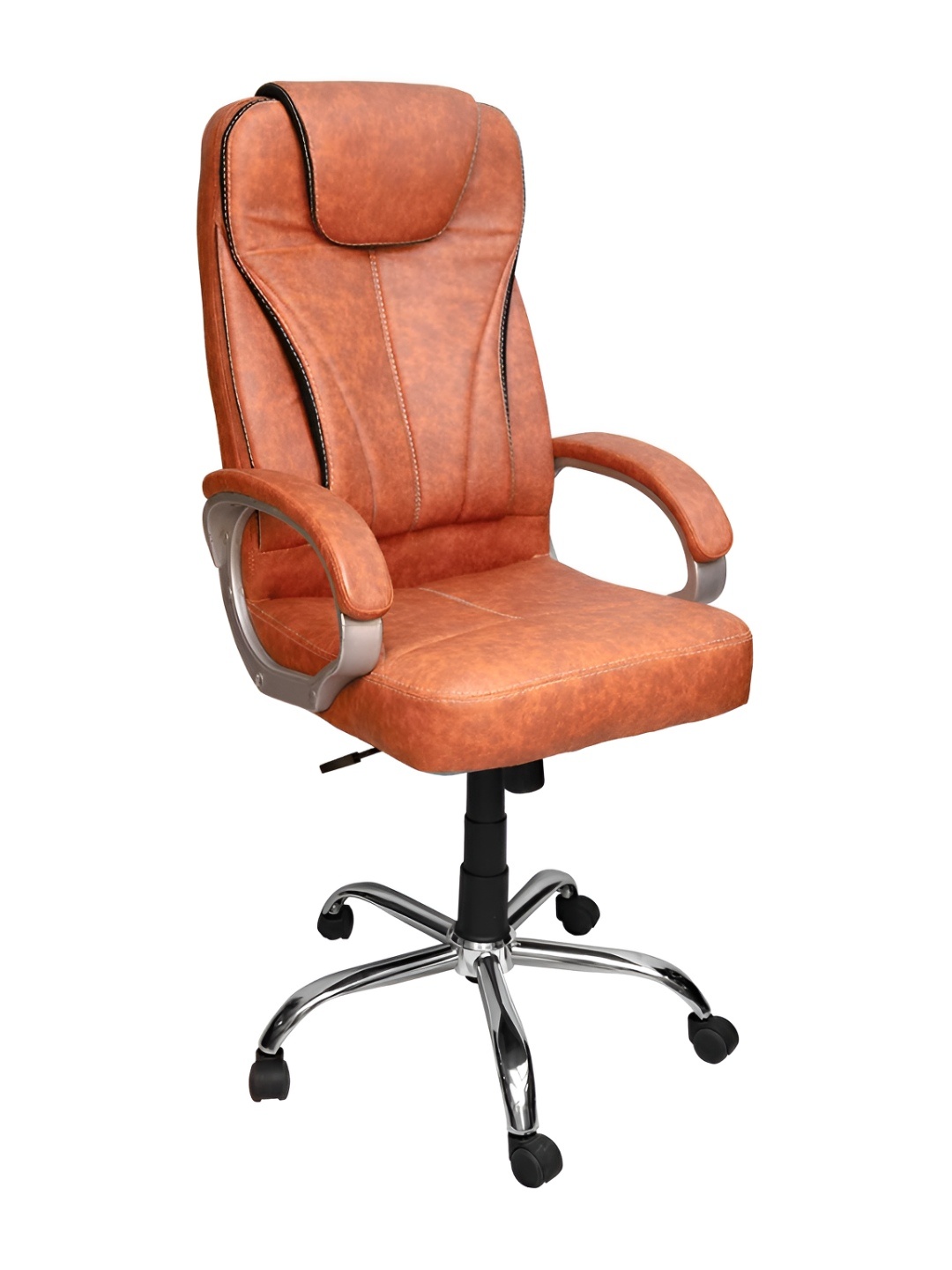 

CELLBELL Orange-Colored High Back Study Chair