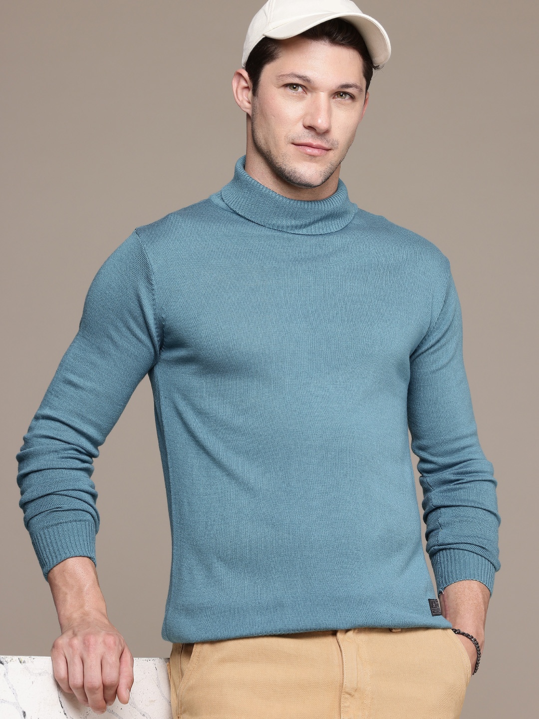 

The Roadster Life Co. Turtle Neck Pullover, Blue