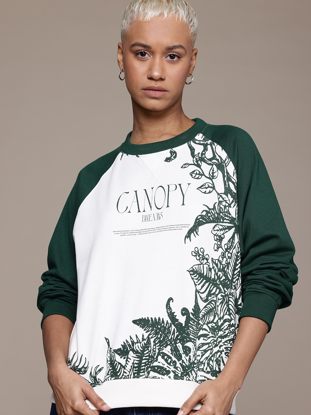 

Roadster Printed Sweatshirt, White