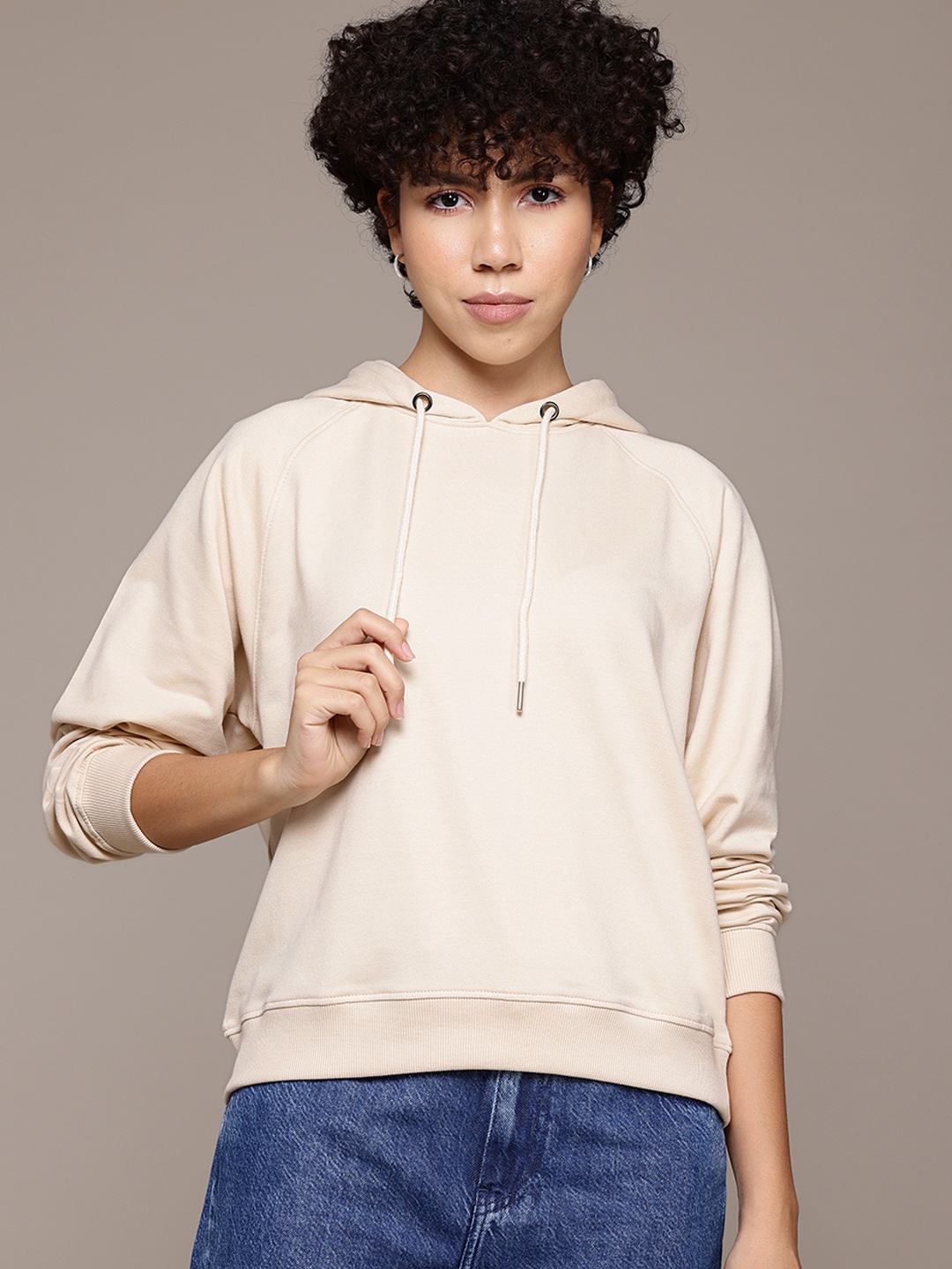 

The Roadster Lifestyle Co. Hooded Sweatshirt, Beige