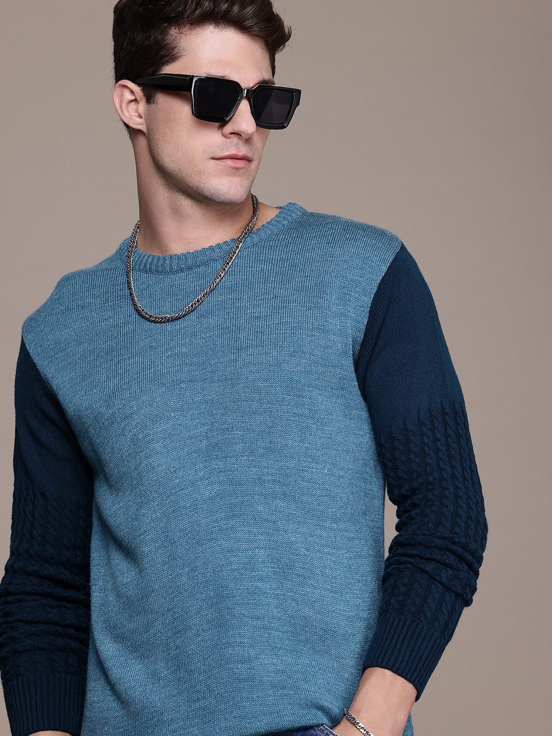 

The Roadster Life Co. Pure Acrylic Pullover, Blue
