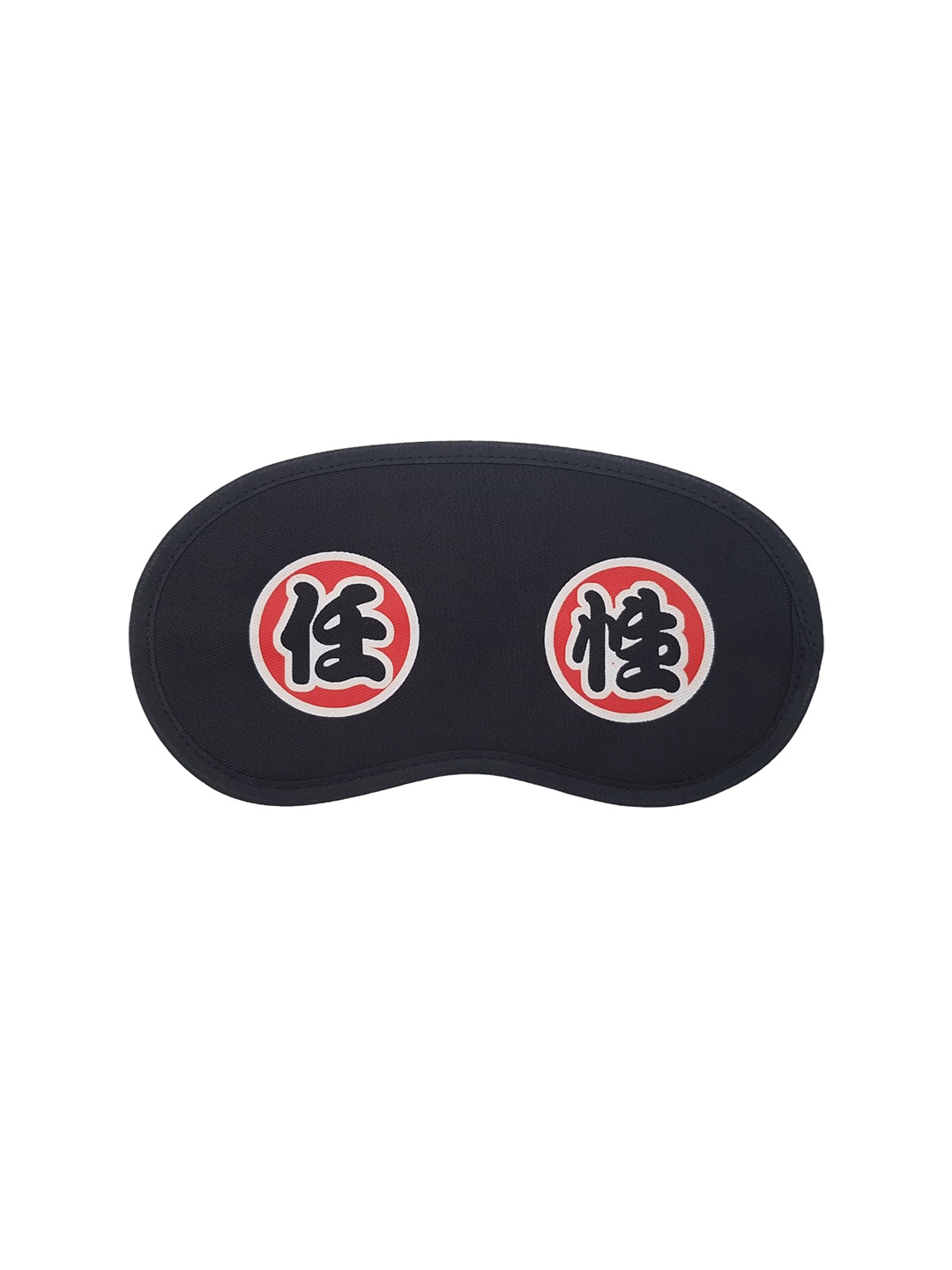 

JENNA Printed Foldable Eyemask, Black