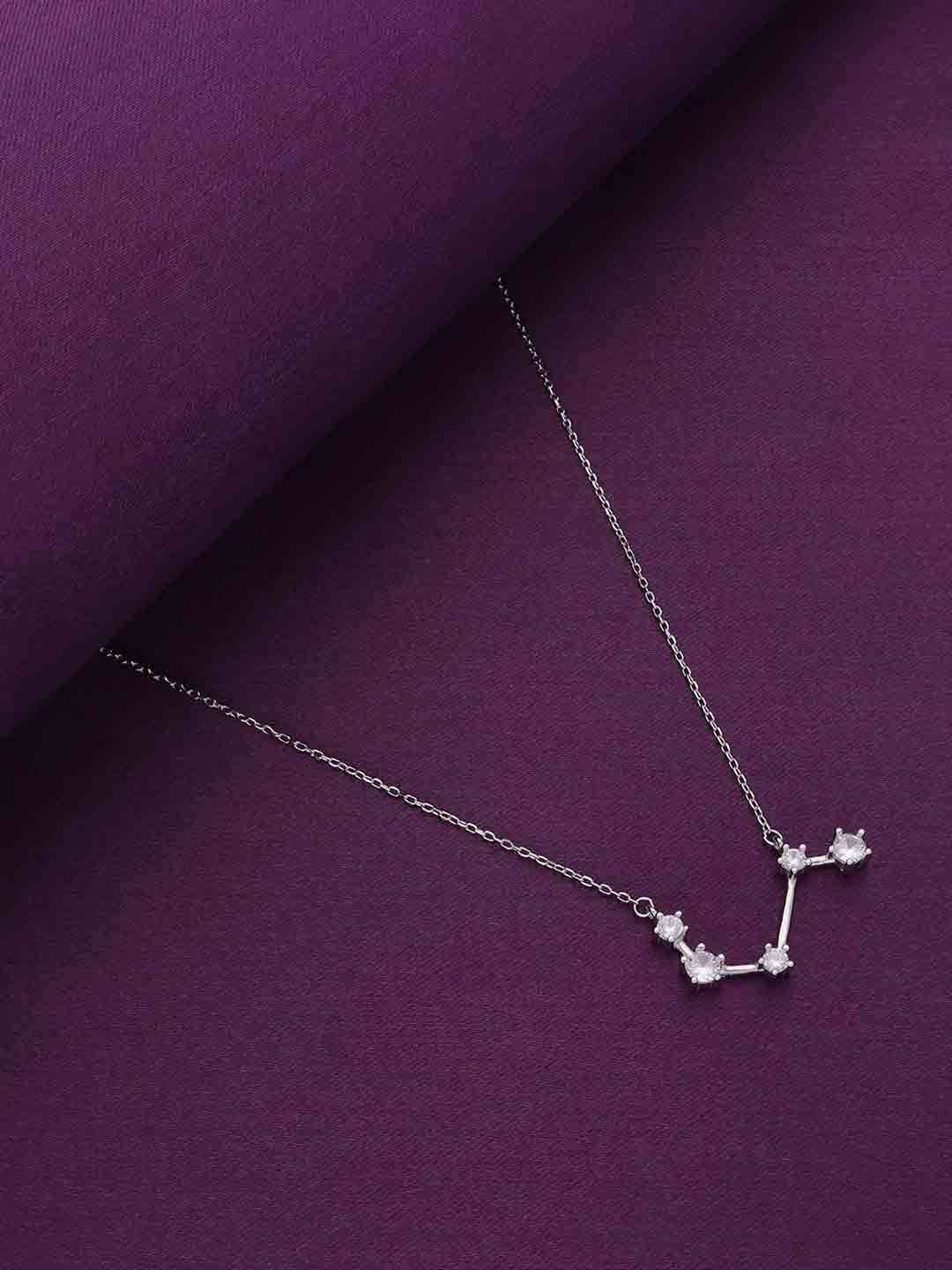 

KAI JEWEL 92.5 Sterling Silver Rhodium-Plated Necklace