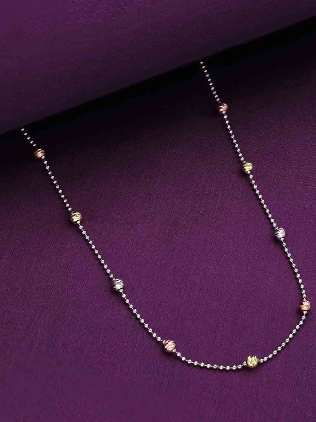 

KAI JEWEL 925 Sterling Silver Rhodium-Plated Necklace