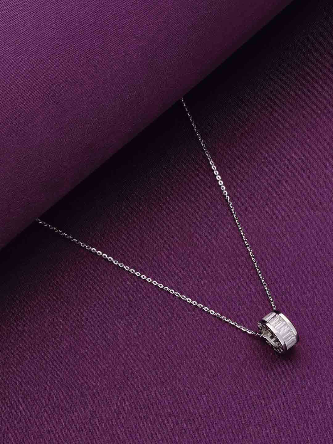 

KAI JEWEL 92.5 Sterling Silver Rhodium-Plated Necklace