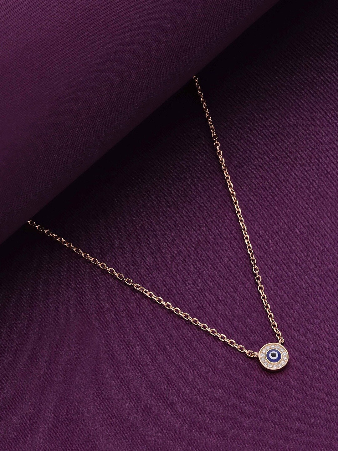 

KAI JEWEL 92.5 Sterling Silver Rose Gold-Plated Necklace