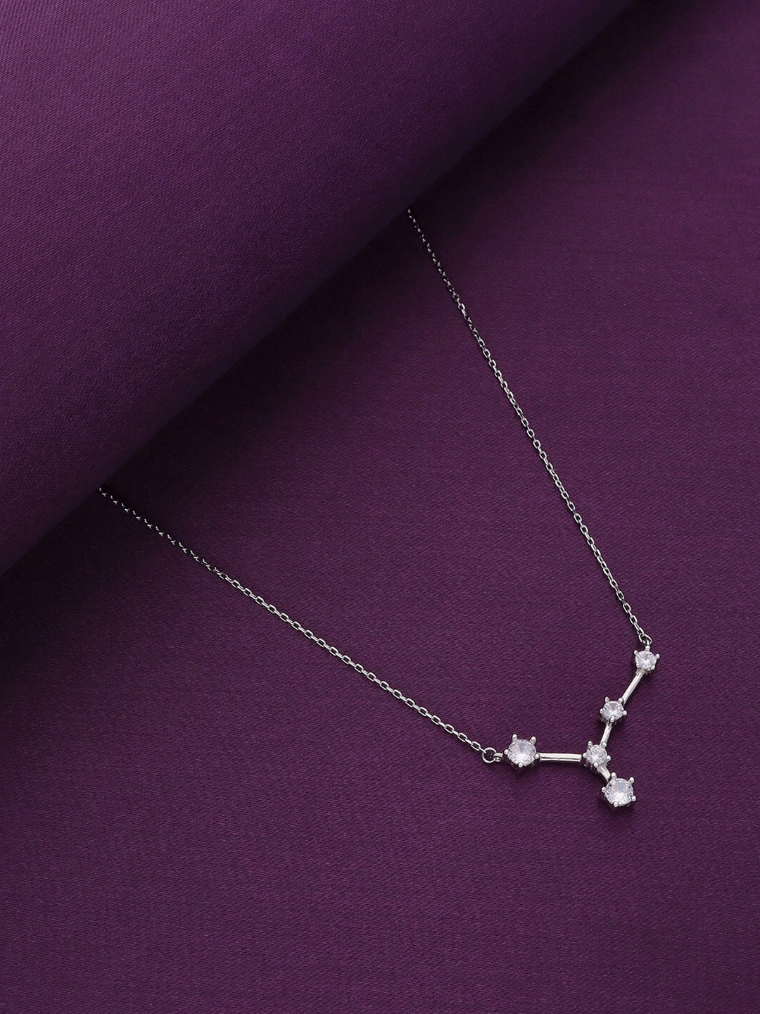 

KAI JEWEL 92.5 Sterling Silver Rhodium-Plated Necklace