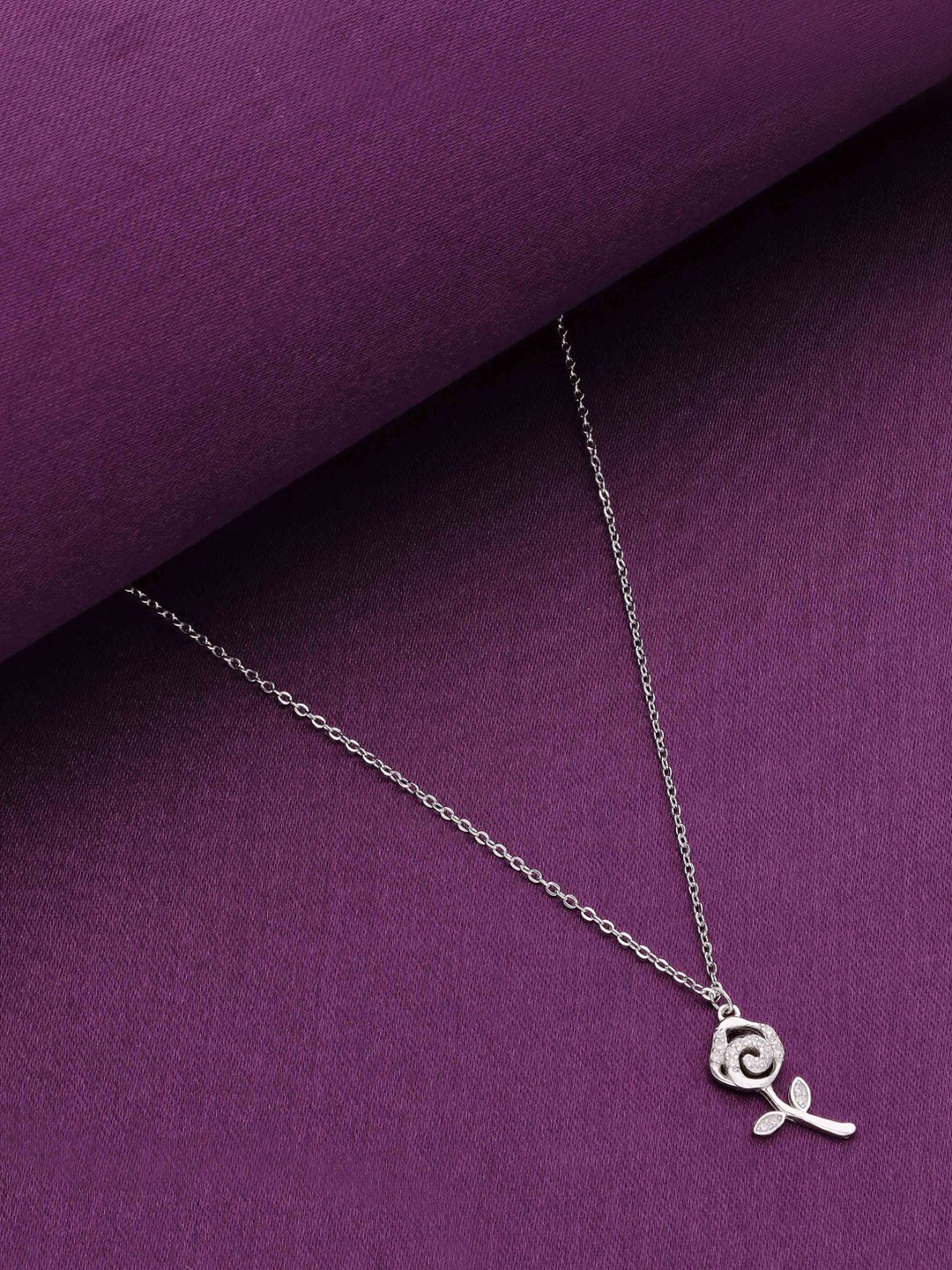 

KAI JEWEL 92.5 Sterling Silver Rhodium-Plated Necklace