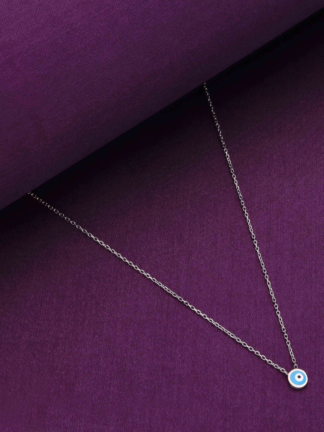 

KAI JEWEL 92.5 Sterling Silver Cubic Zirconia Rhodium Plated Necklace