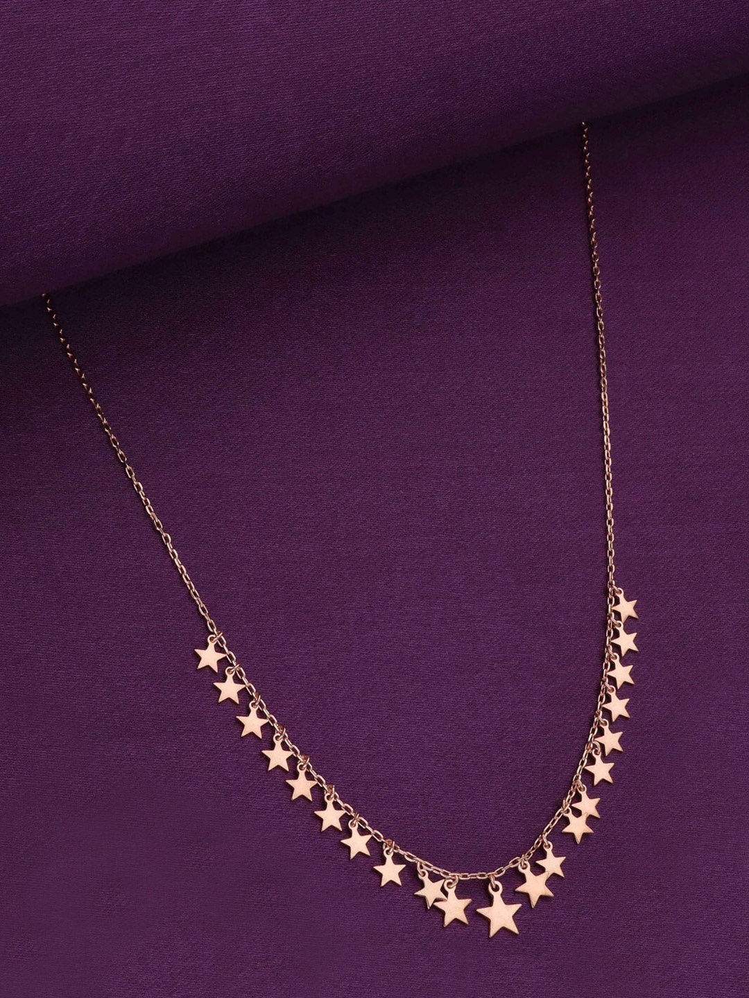 

KAI JEWEL 925 Sterling Silver Rose Gold-Plated Necklace