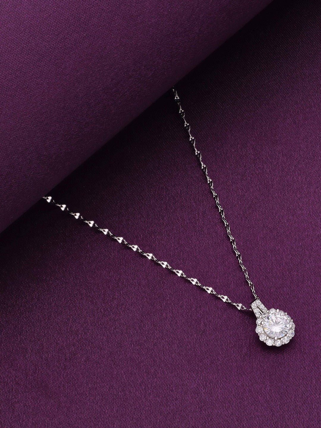 

KAI JEWEL Sterling Silver Rhodium-Plated Necklace