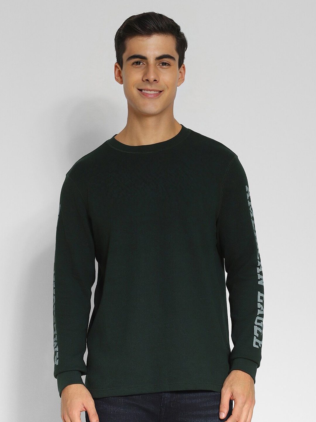 

AMERICAN EAGLE OUTFITTERS Men Long Sleeves Tshirts, Green