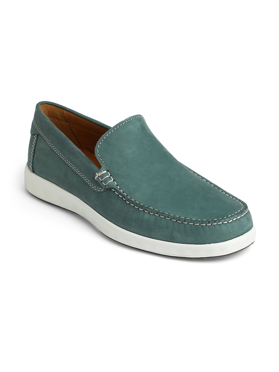 

ECCO S Lite Moc Men Nubuck Loafers, Green