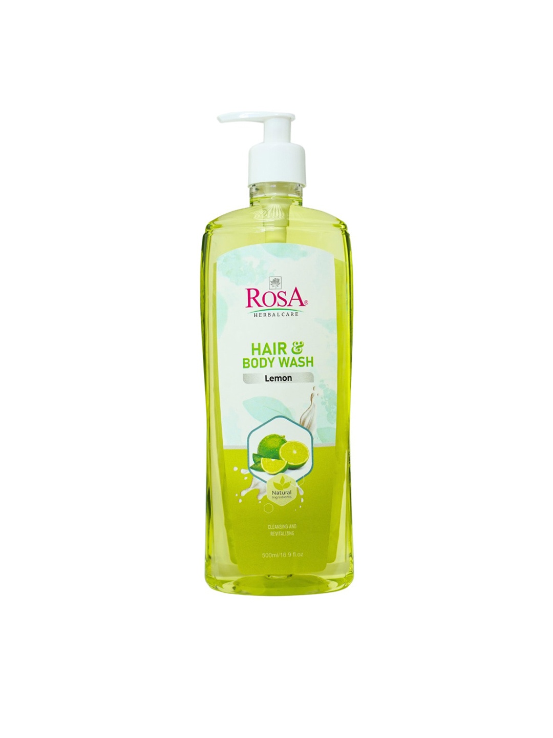 

ROSA Lemon Hair & Body Wash - 500 ml, Yellow